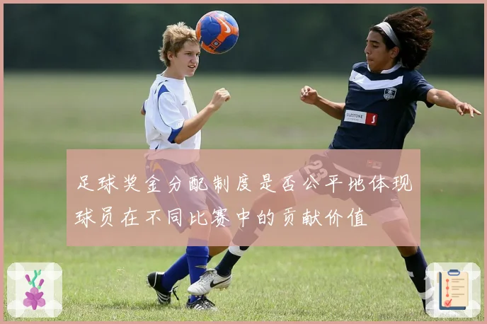 足球奖金分配制度是否公平地体现球员在不同比赛中的贡献价值